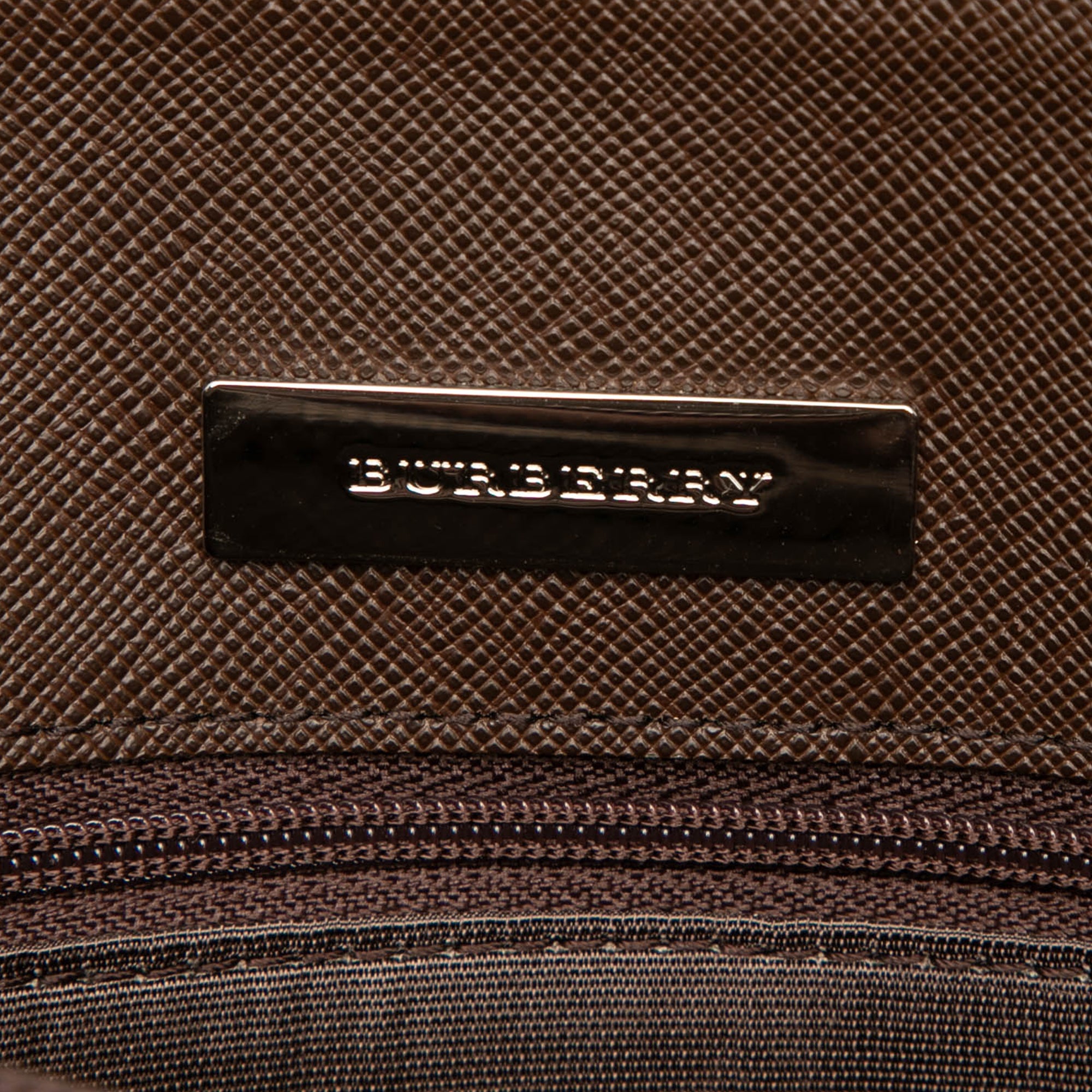 House Check Canvas Tote