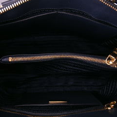 Medium Saffiano Lux Promenade Satchel