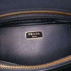 Medium Saffiano Lux Promenade Satchel