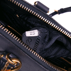 Medium Saffiano Lux Promenade Satchel
