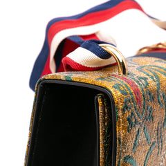 Small Canvas Brocade Sylvie Satchel