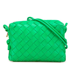 Mini Lambskin Intrecciato Loop Camera Bag