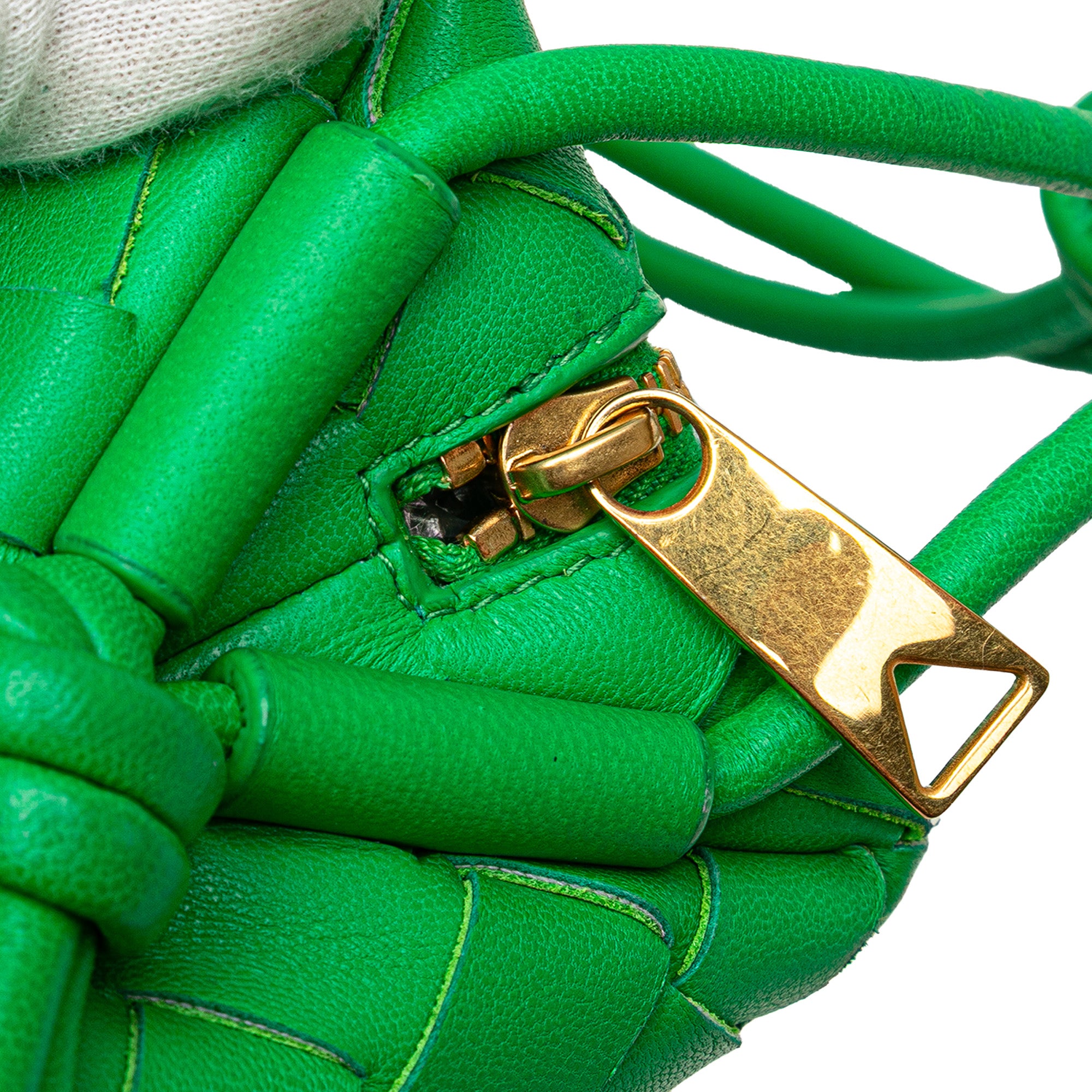 Mini Lambskin Intrecciato Loop Camera Bag