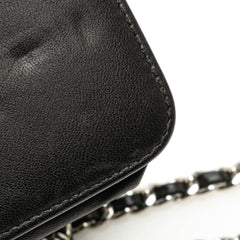 CC Quilted Lambskin Diamond Wallet On Chain