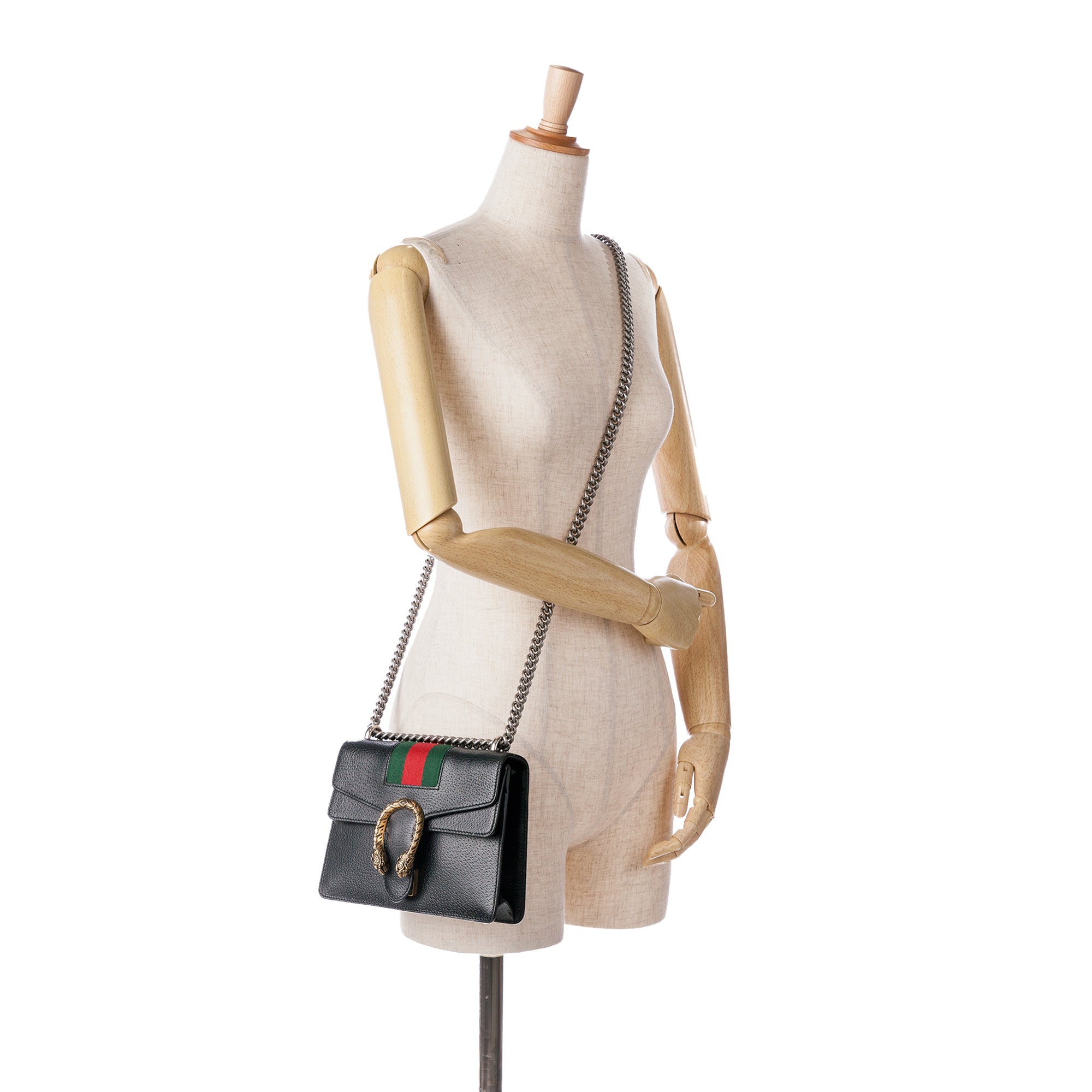 Mini Leather Dionysus Web Crossbody