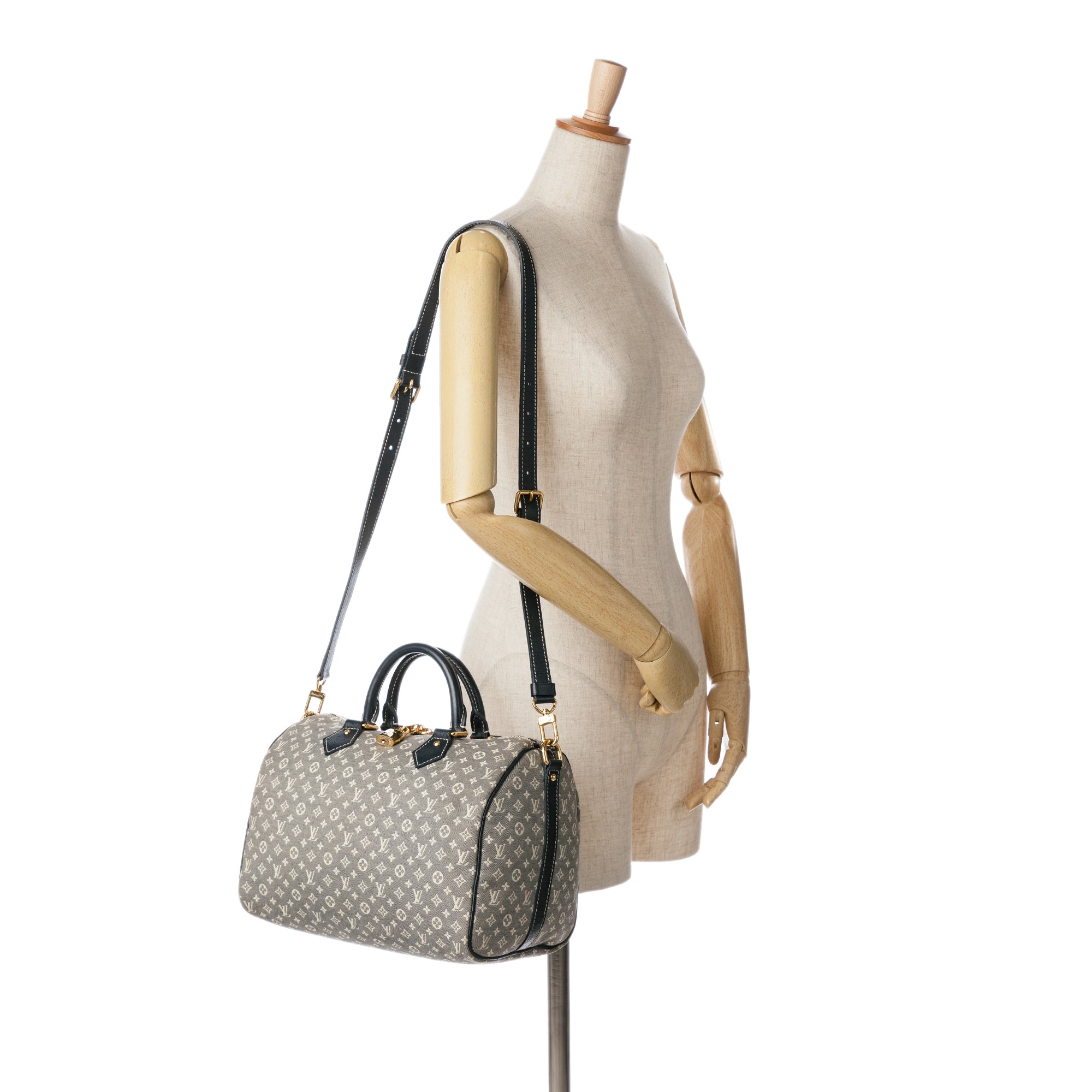 Monogram Mini Lin Speedy Bandouliere 30