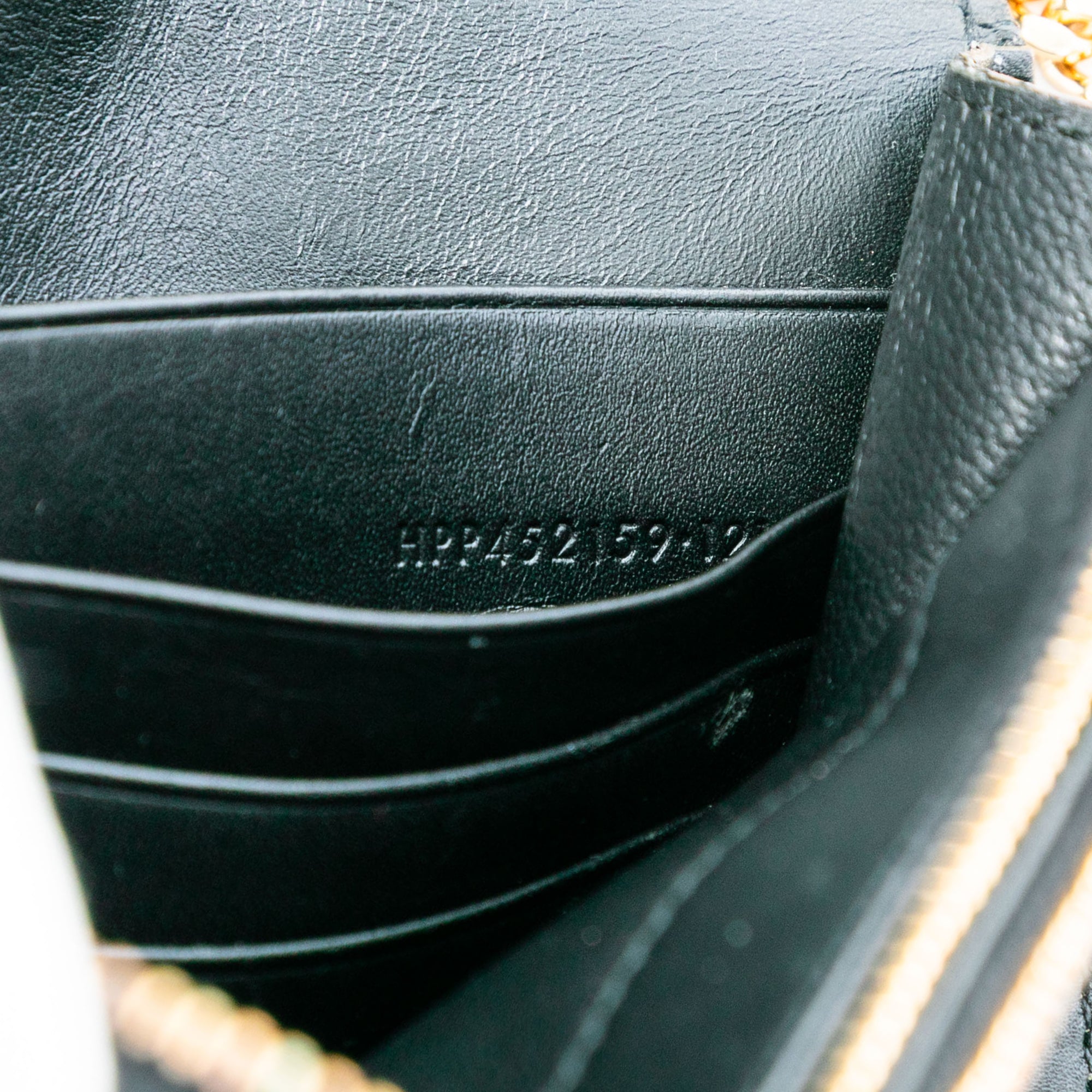 Smooth Calfskin Monogram Kate Tassel Chain Wallet