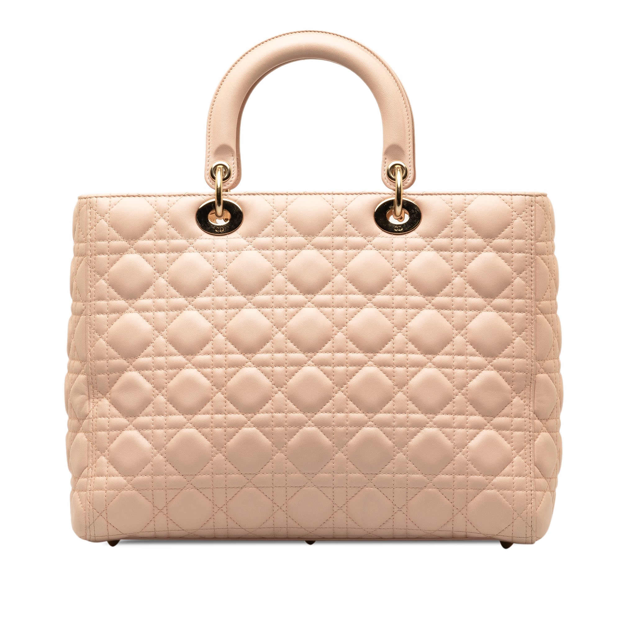 Large Lambskin Cannage Lady Dior