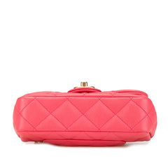 Mini Quilted Caviar Sweetheart Flap