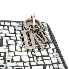 Mini Smooth Calfskin Embroidered Mosaic of Mirrors Lady Dior