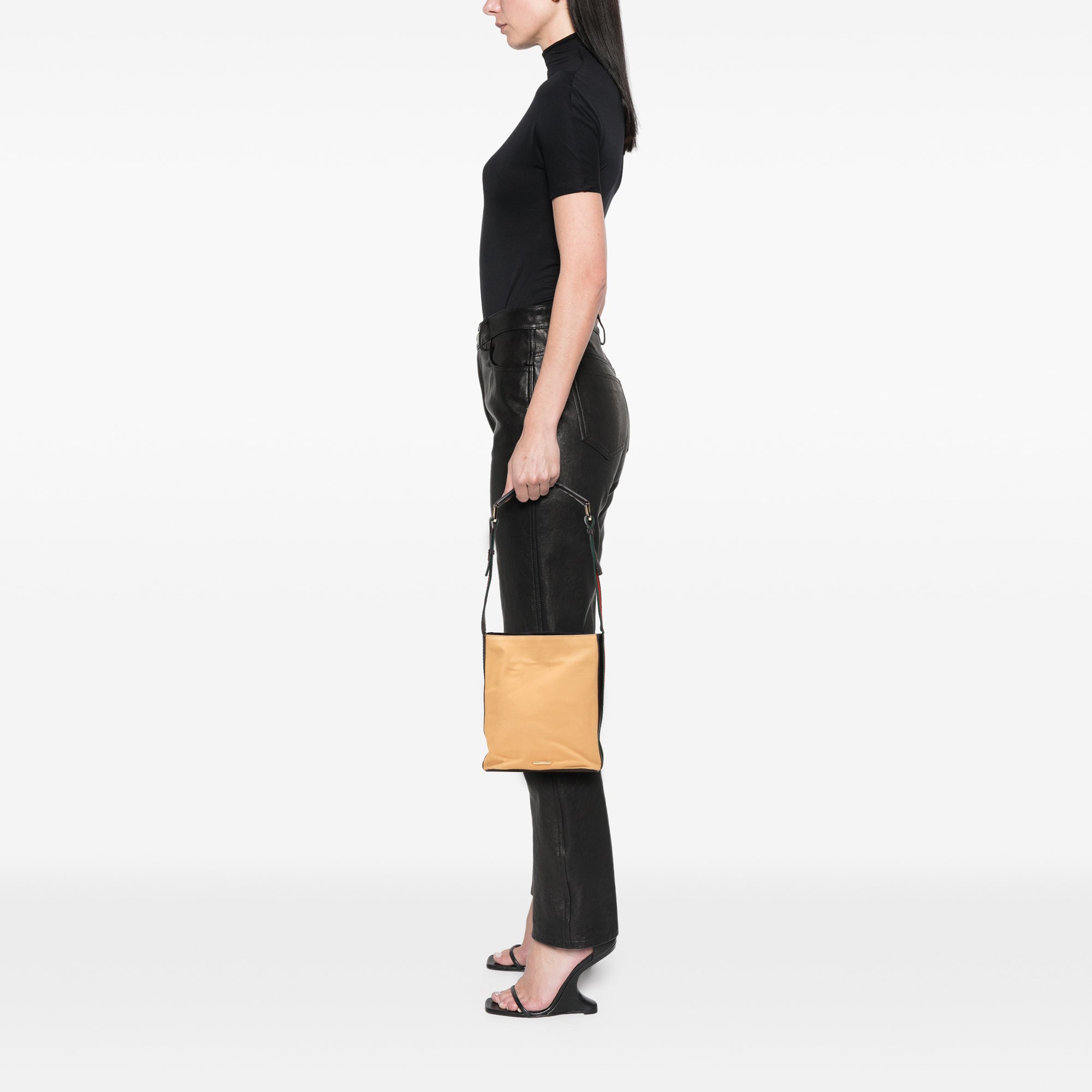 Canvas Web Shoulder Bag