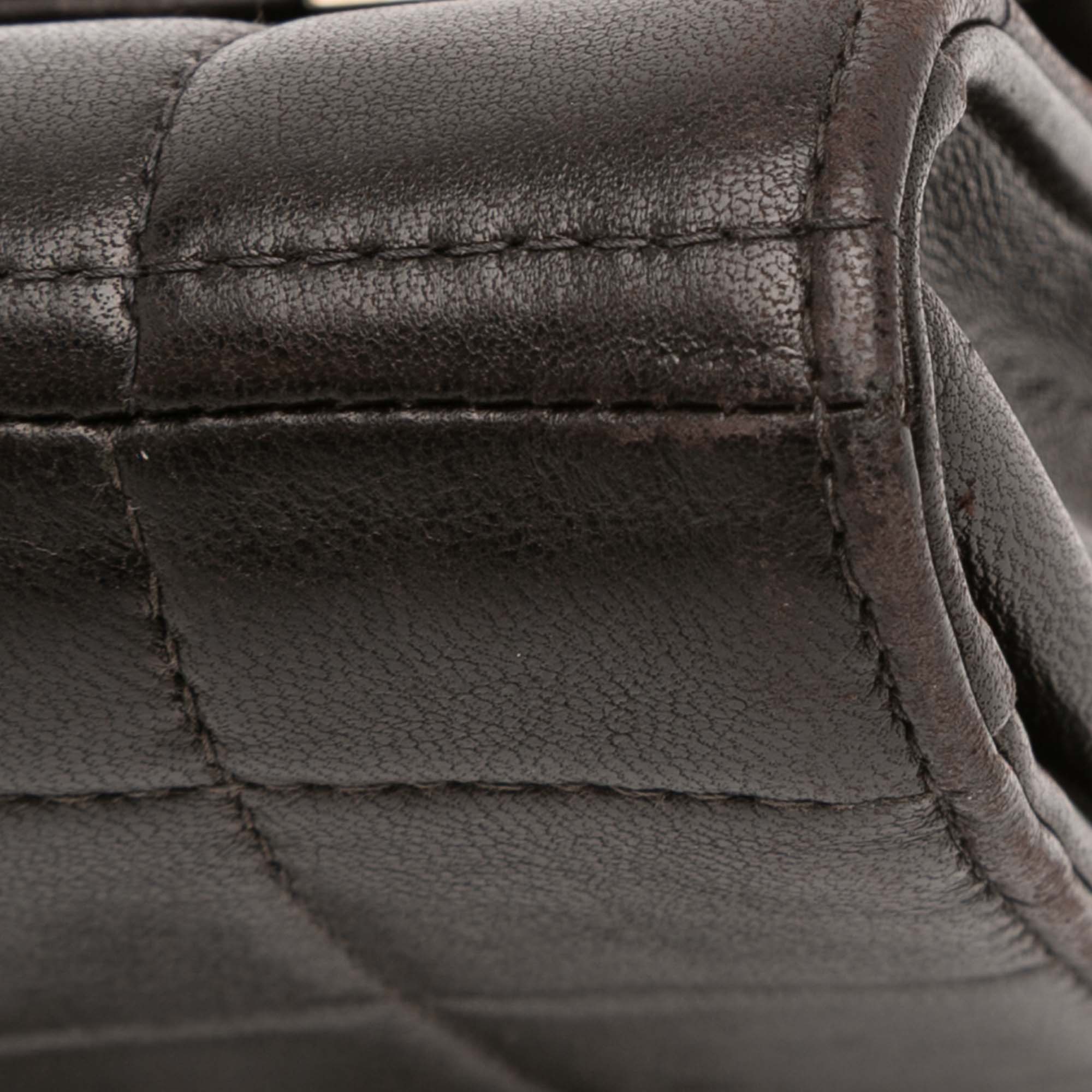 Quilted Lambskin Chocolate Bar Shoulder Bag