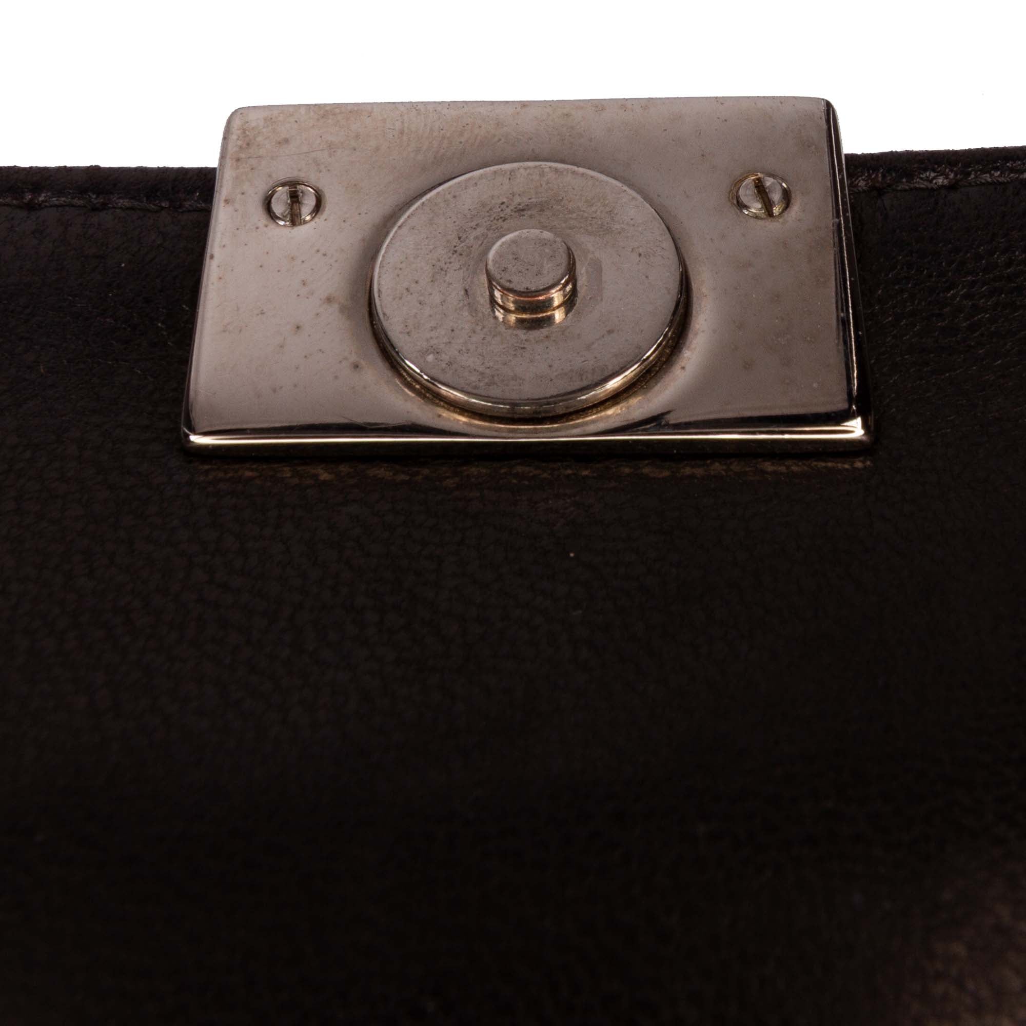 Quilted Lambskin Chocolate Bar Shoulder Bag