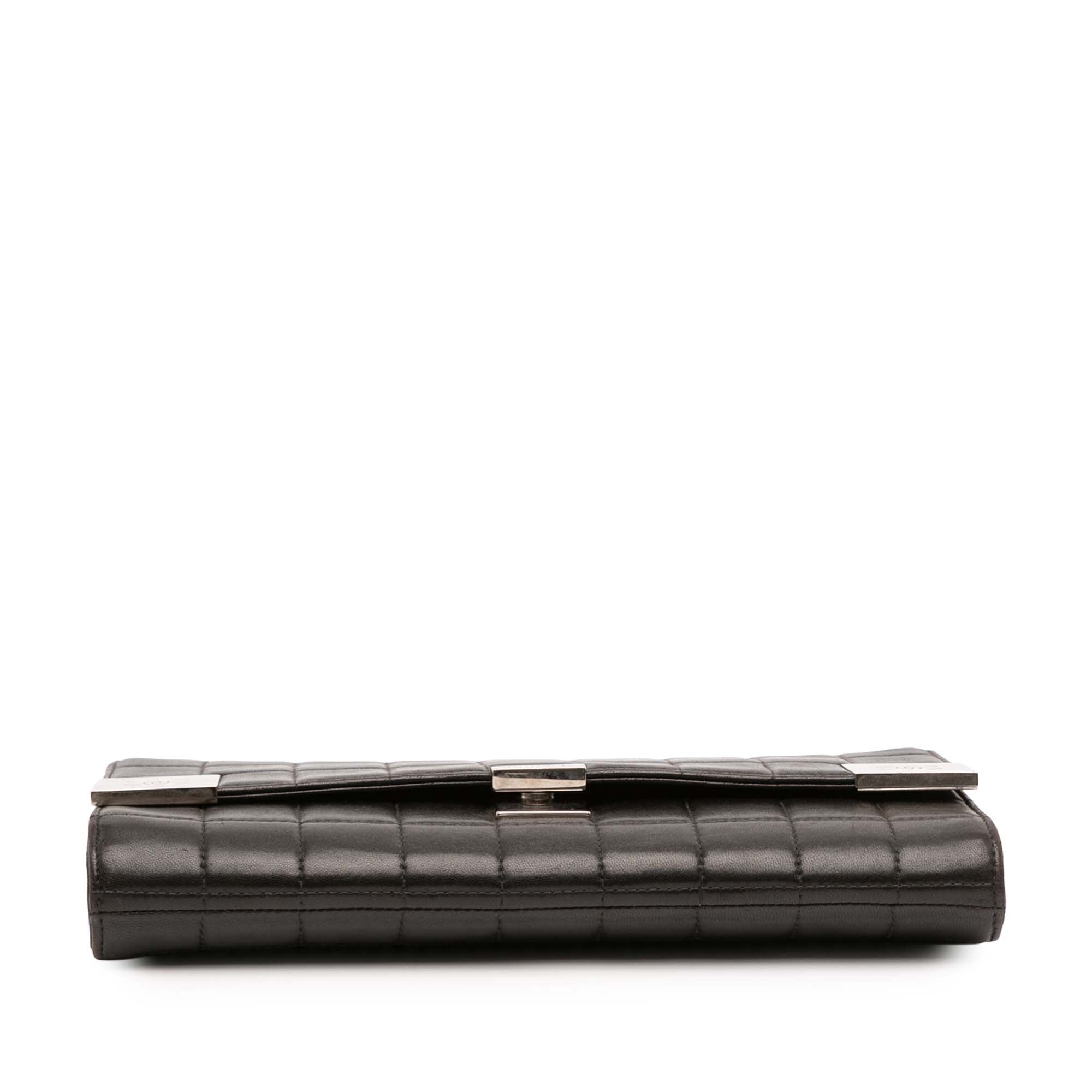 Quilted Lambskin Chocolate Bar Shoulder Bag