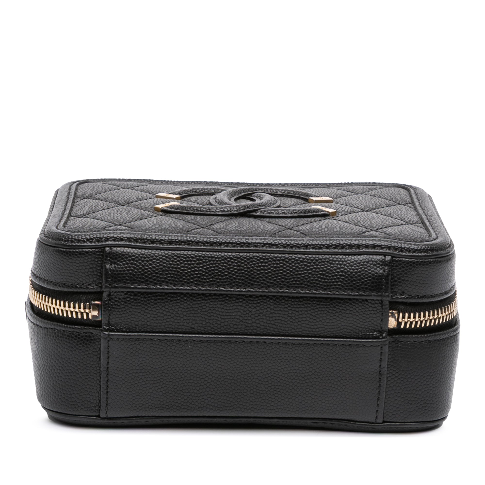 Small Caviar Filigree Vanity Case