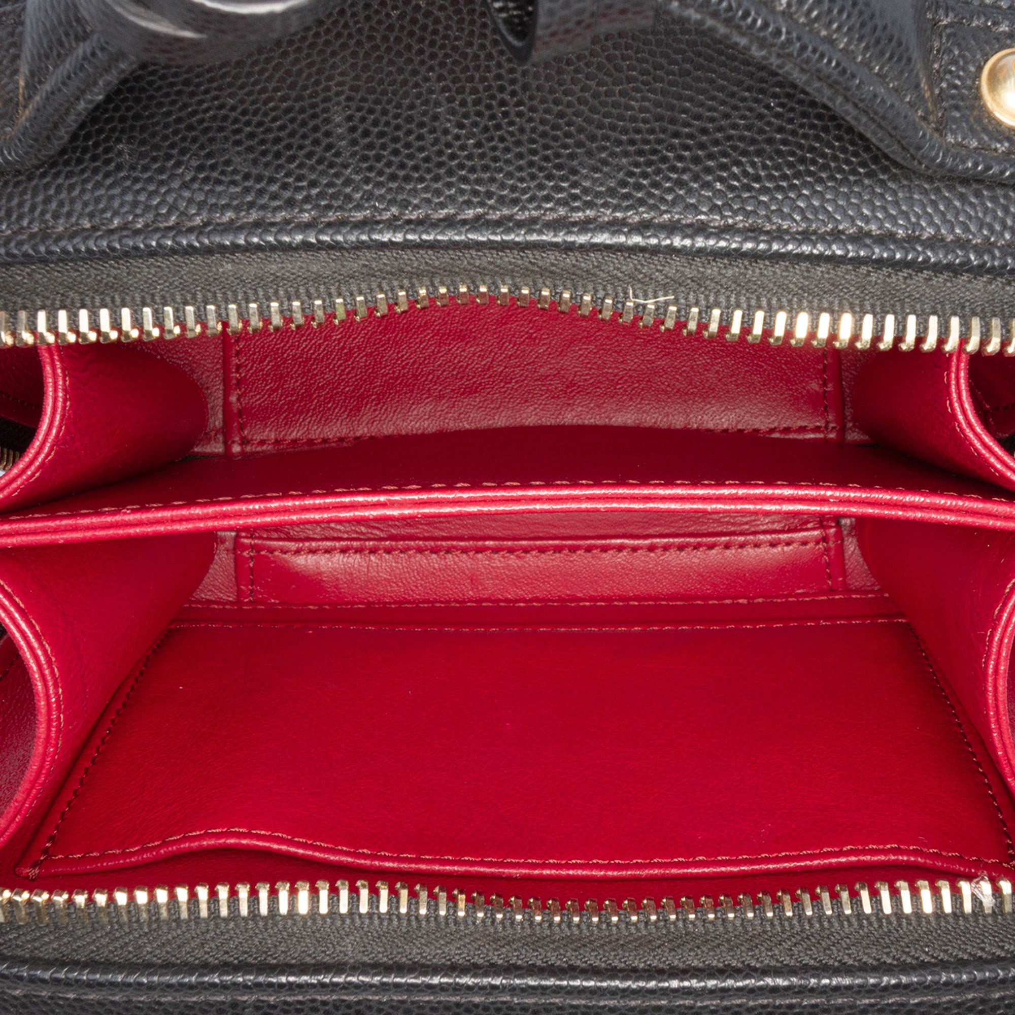 Small Caviar Filigree Vanity Case