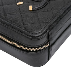 Small Caviar Filigree Vanity Case