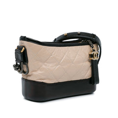 Small Aged Calfskin Gabrielle Hobo