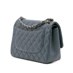 Jumbo Classic Caviar Double Flap