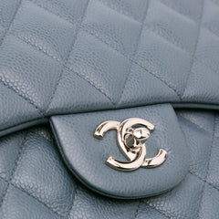Jumbo Classic Caviar Double Flap