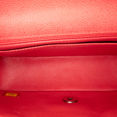Mini Rectangular Classic Caviar Single Flap