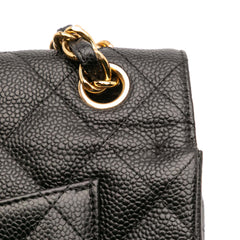 Jumbo Classic Caviar Double Flap