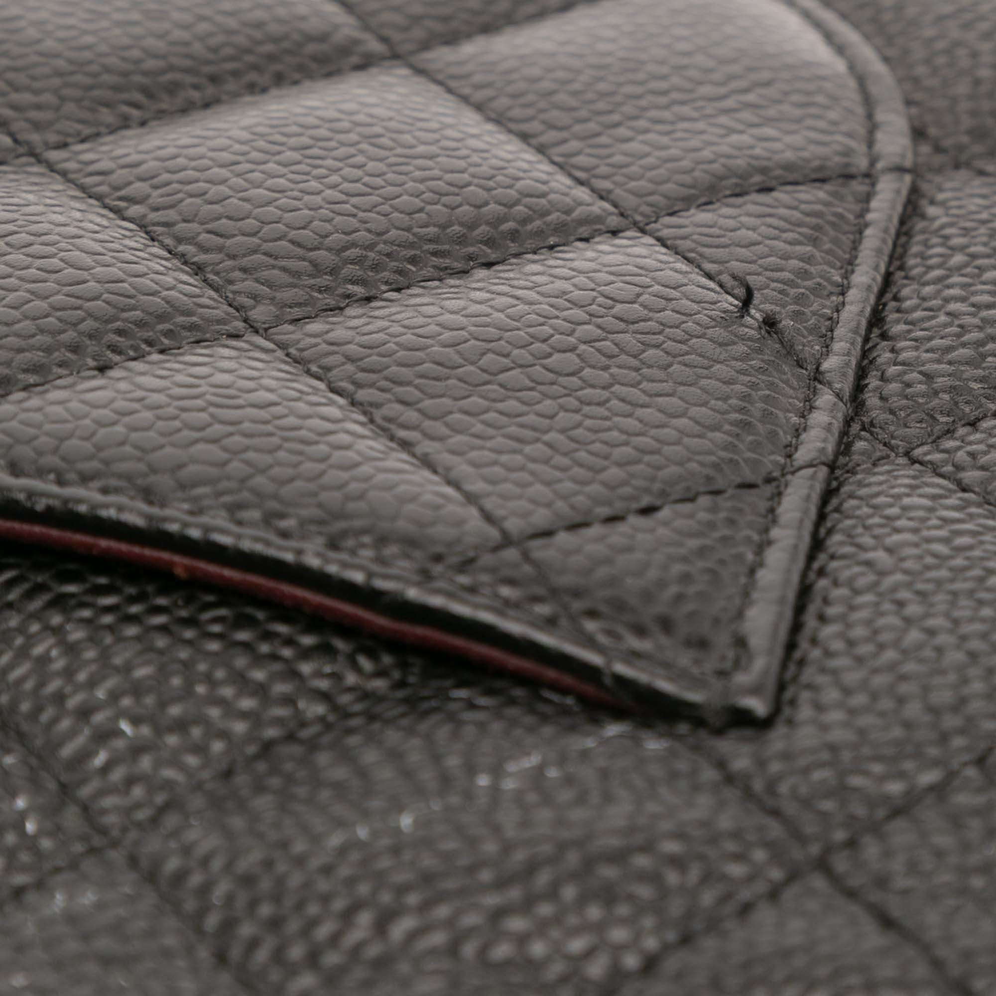 Jumbo Classic Caviar Double Flap