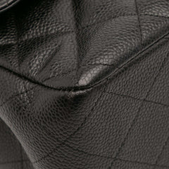 Jumbo Classic Caviar Double Flap
