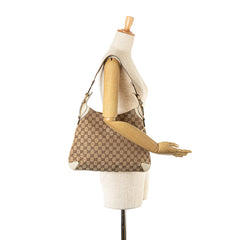 GG Canvas Horsebit Creole Hobo Bag