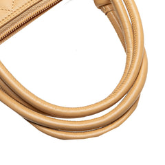 Quilted Lambskin Cambon Ligne Flat Tote