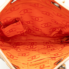 Quilted Lambskin Cambon Ligne Flat Tote