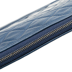 Medium Aged Calfskin Gabrielle O Case Clutch