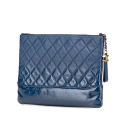 Medium Aged Calfskin Gabrielle O Case Clutch