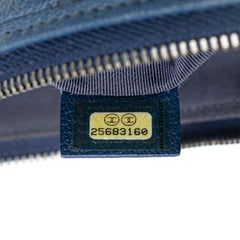 Medium Aged Calfskin Gabrielle O Case Clutch