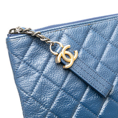 Medium Aged Calfskin Gabrielle O Case Clutch