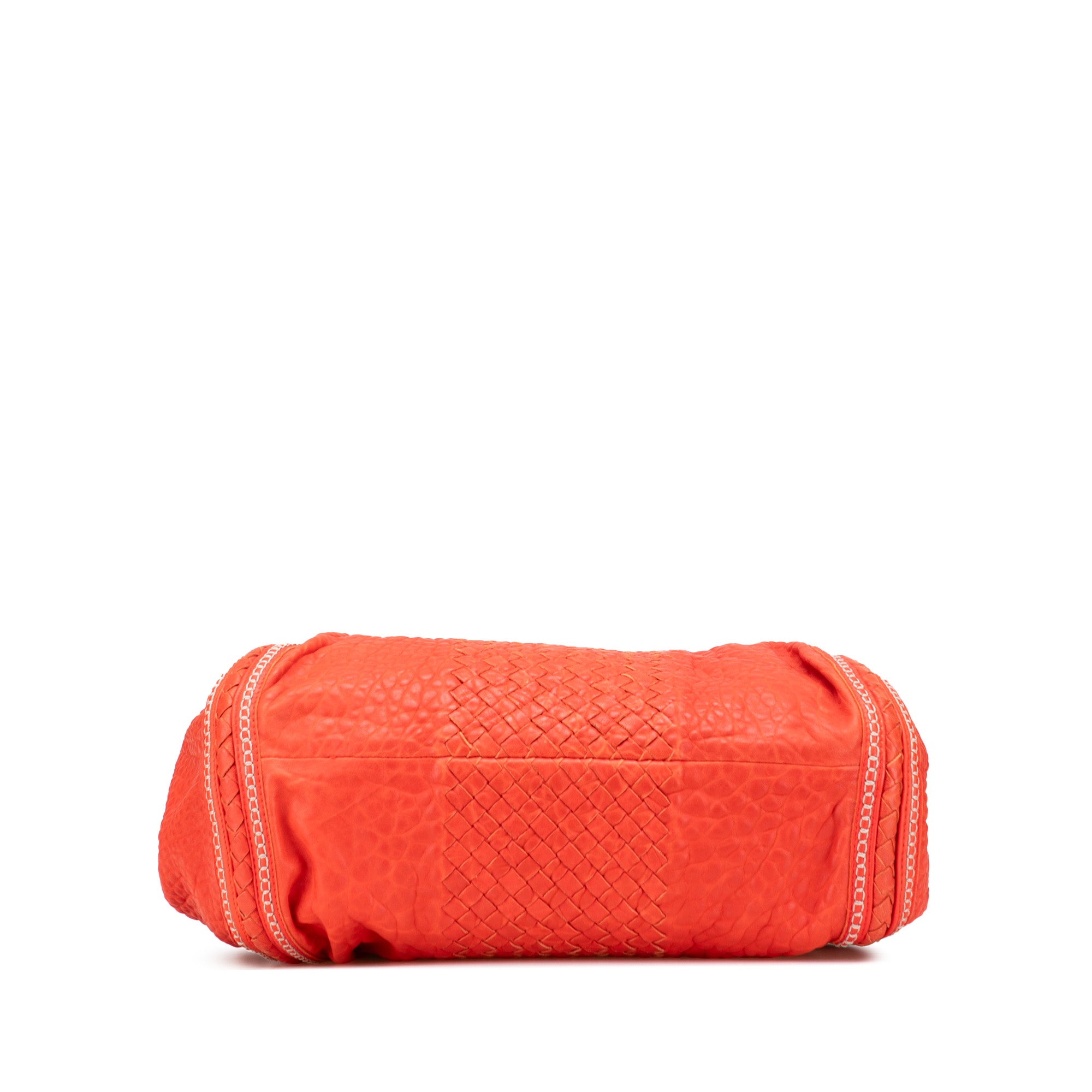 Leather Intrecciato Tote