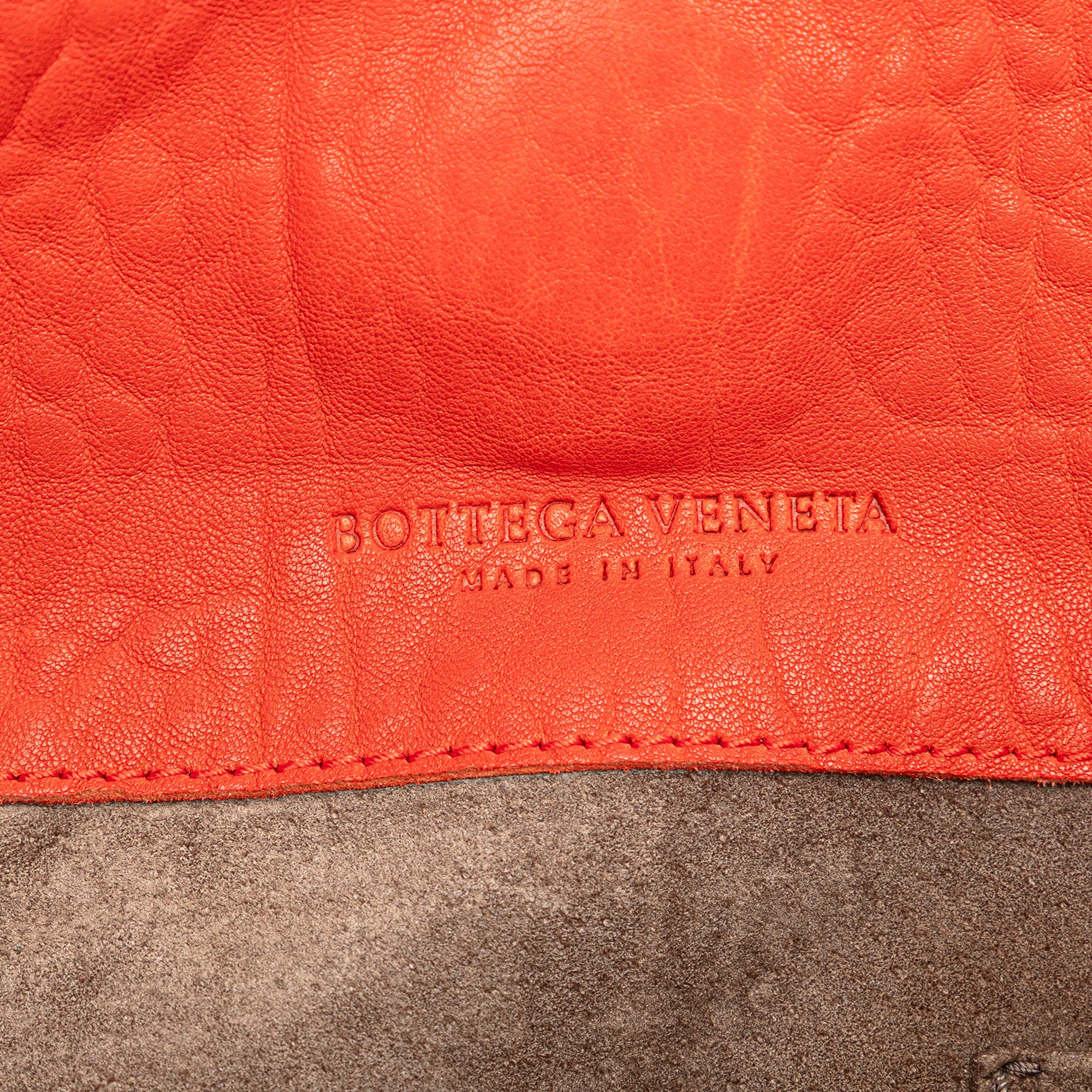 Leather Intrecciato Tote