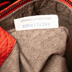 Leather Intrecciato Tote