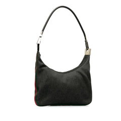 Web Denim Shoulder Bag_1