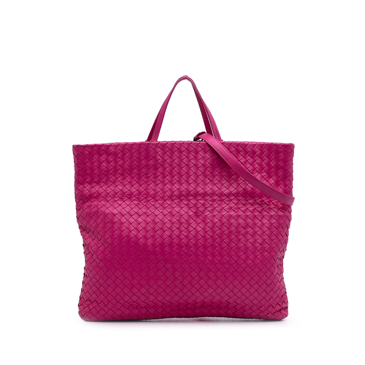 Nappa Intrecciato Fold Over Tote