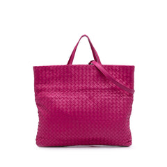Nappa Intrecciato Fold Over Tote