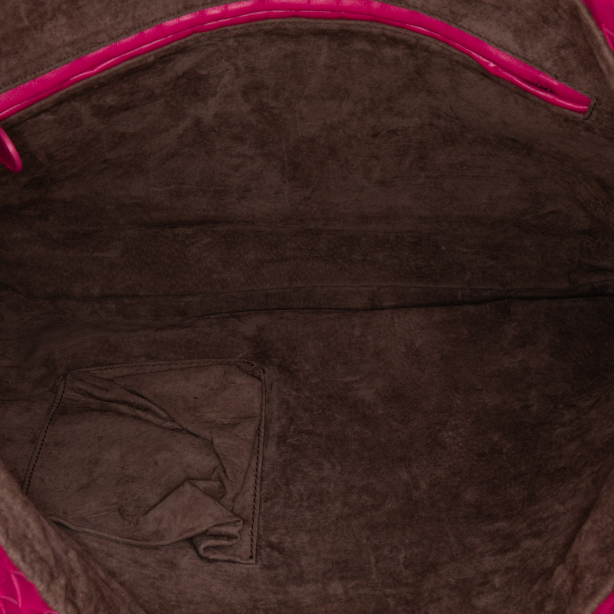 Nappa Intrecciato Fold Over Tote