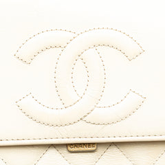 Crumpled Calfskin En Vogue Rope Flap