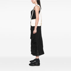 Crumpled Calfskin En Vogue Rope Flap