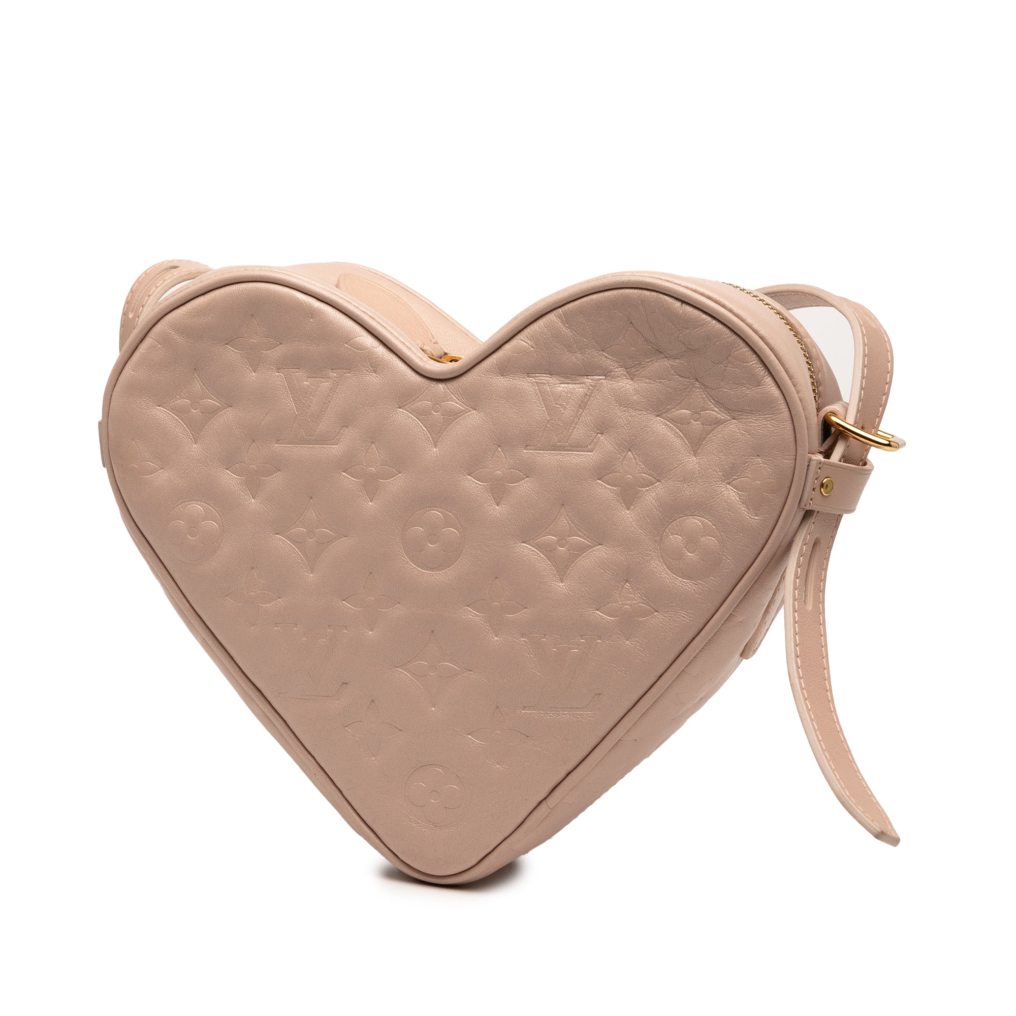 Monogram Embossed Lambskin Fall In Love Sac Coeur