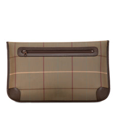 Vintage Check Canvas Clutch_2