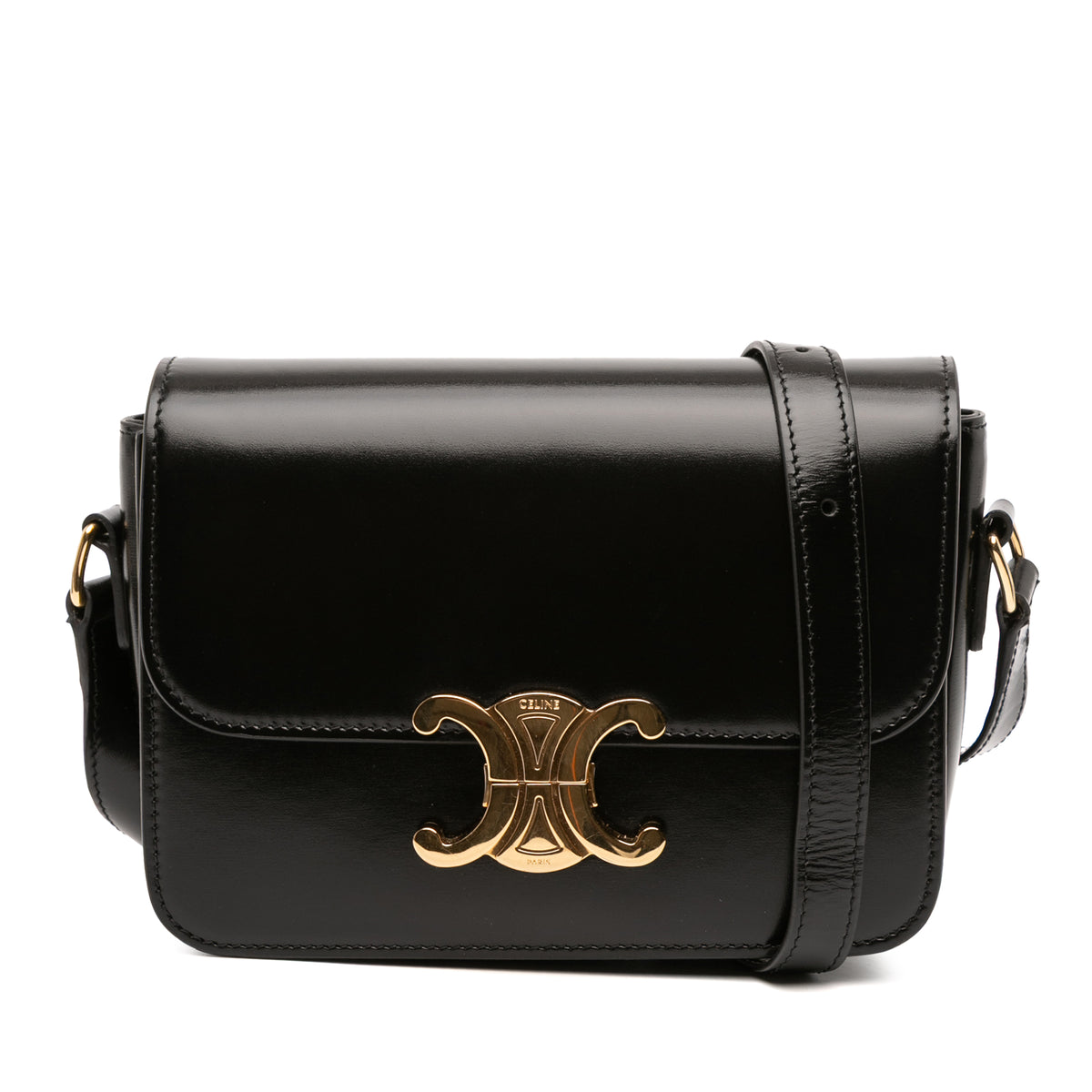 Teen Shiny Calfskin Triomphe Crossbody