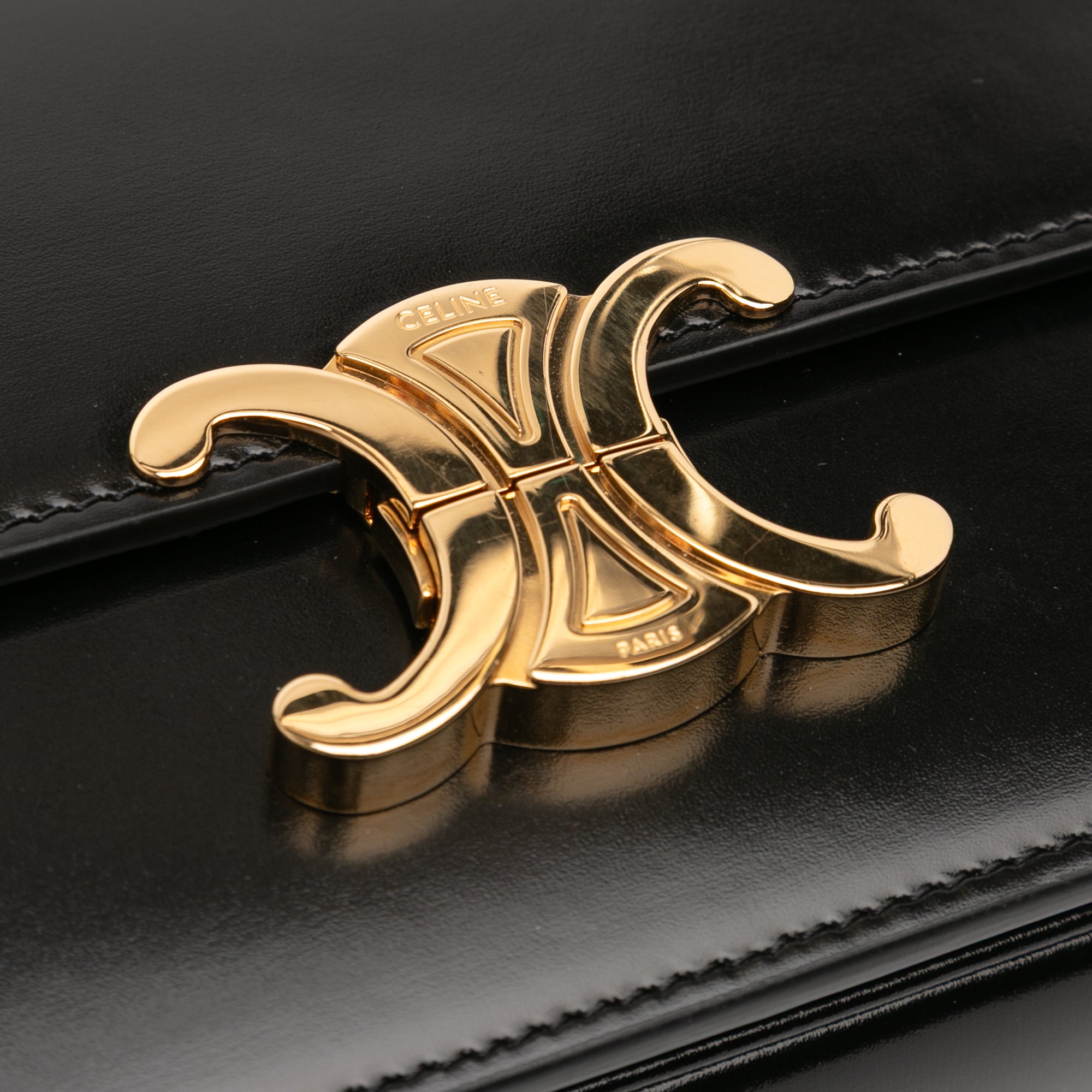 Teen Shiny Calfskin Triomphe Crossbody
