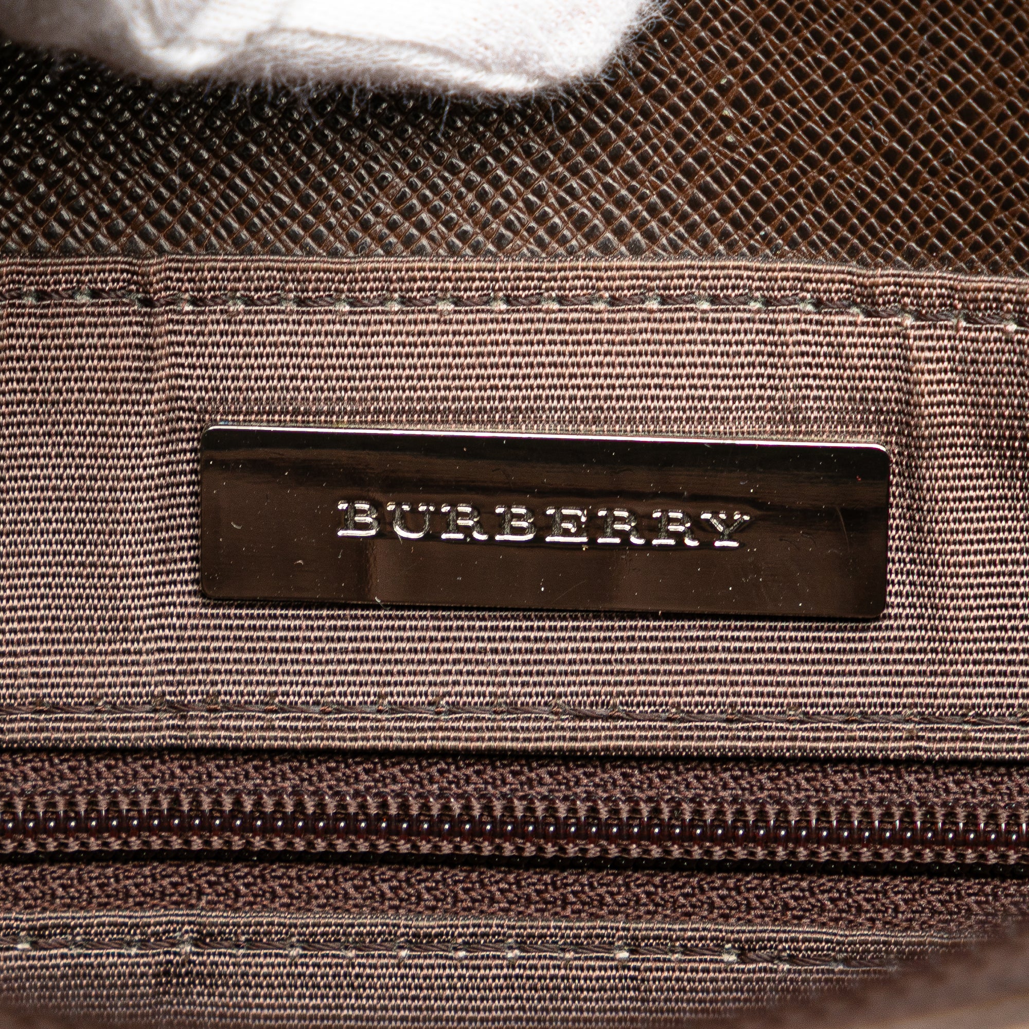 House Check Coated Canvas Bucket Tote