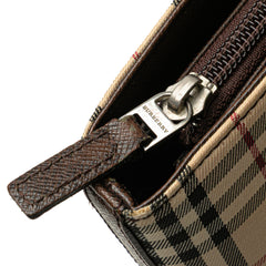 House Check Coated Canvas Bucket Tote
